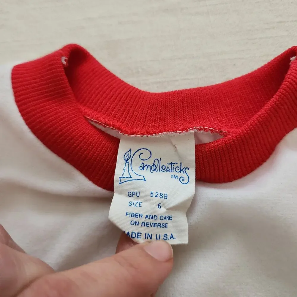 Vintage Holiday Bear Nightgown kids 6
